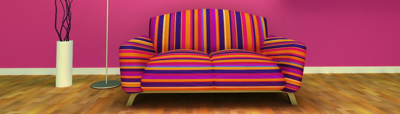 Stripey Sofa