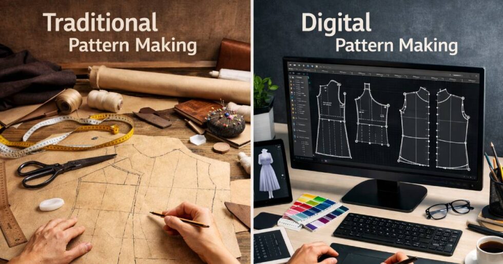 Difference Between Traditional and Digital Pattern Making